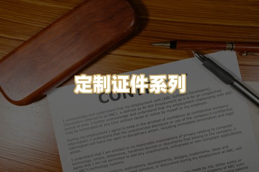 定制证件系列